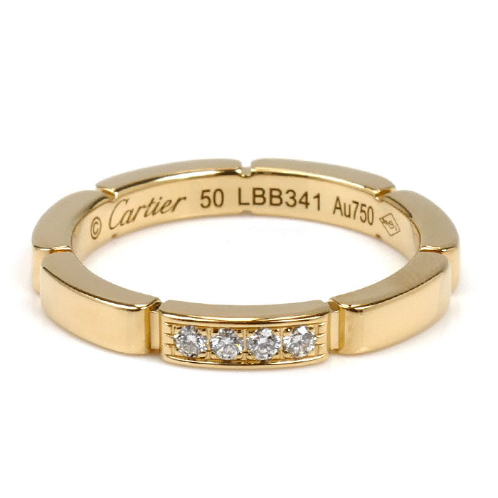 CARTIER カルティエ K18YG イエローゴールド マイヨンパンテール リング・指輪 B4080350 ダイヤモンド 10号 50 3.8g レディース【中古】【美品】