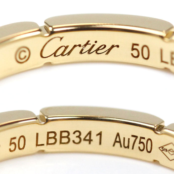 CARTIER カルティエ K18YG イエローゴールド マイヨンパンテール リング・指輪 B4080350 ダイヤモンド 10号 50 3.8g レディース【中古】【美品】