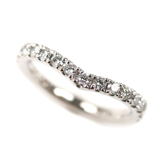 TRECENTI トレセンテ Pt950プラチナ ハーフエタニティVO1 リング・指輪 ET-SHB ダイヤモンド0.33ct 5号 2.9g Vライン レディース【中古】