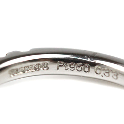 TRECENTI トレセンテ Pt950プラチナ ハーフエタニティVO1 リング・指輪 ET-SHB ダイヤモンド0.33ct 5号 2.9g Vライン レディース【中古】