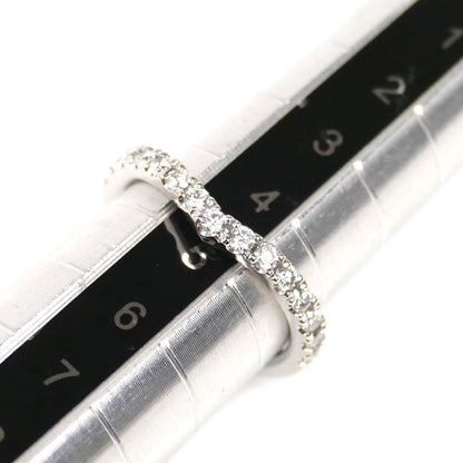 TRECENTI トレセンテ Pt950プラチナ ハーフエタニティVO1 リング・指輪 ET-SHB ダイヤモンド0.33ct 5号 2.9g Vライン レディース【中古】