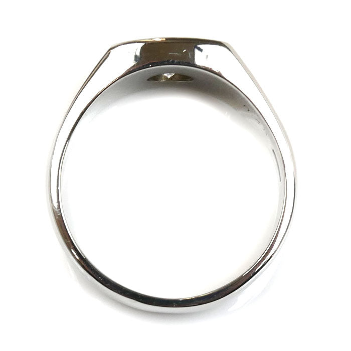Pt900プラチナ リング・指輪 ダイヤモンド0.45ct 22号 19.3g メンズ【中古】
