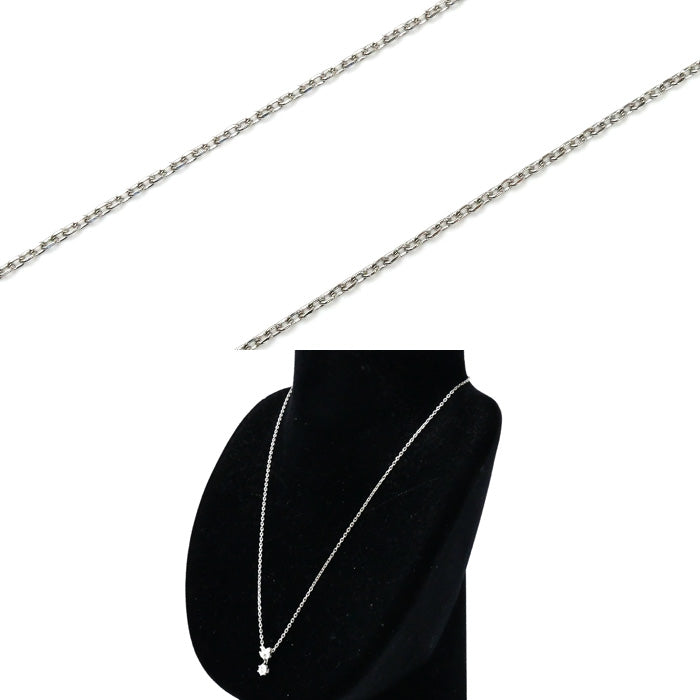 POLA ポーラ Pt900プラチナ ネックレス ダイヤモンド0.46ct 6.9g 40～45cm レディース【中古】【美品】