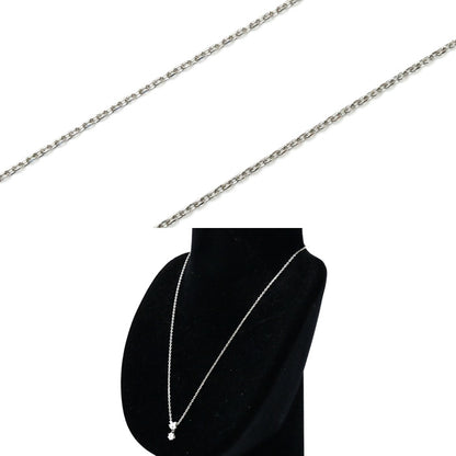 POLA ポーラ Pt900プラチナ ネックレス ダイヤモンド0.46ct 6.9g 40～45cm レディース【中古】【美品】