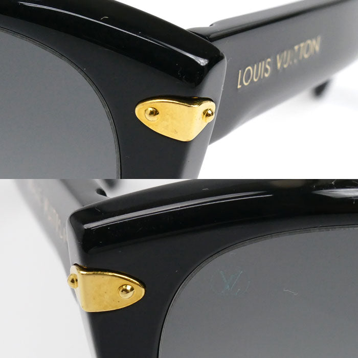 LOUIS VUITTON ルイ・ヴィトン ブルーベルベット サングラス ブラック Z1293E 93L CE 63□11 145 RG1109 レディース【中古】