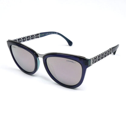 CHANEL シャネル サイドチェーン サングラス グリーン 5361-Q-A C.1576/5R 55□19 140 3N レディース【中古】