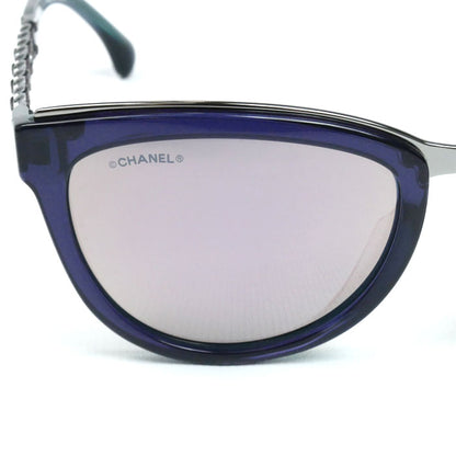 CHANEL シャネル サイドチェーン サングラス グリーン 5361-Q-A C.1576/5R 55□19 140 3N レディース【中古】