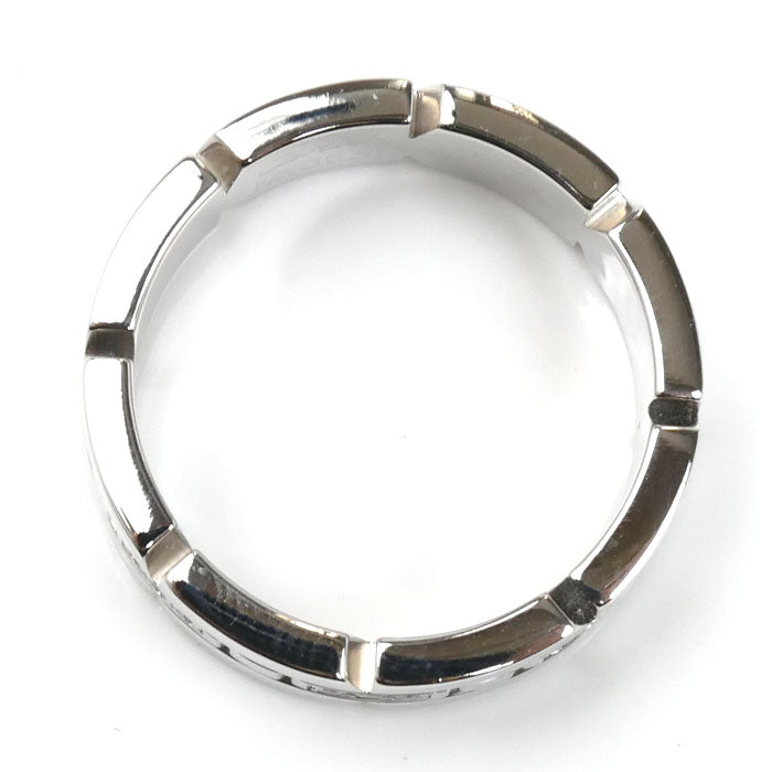 CARTIER カルティエ K18WG ホワイトゴールド タンクフランセーズ リング・指輪 ダイヤモンド 16号 56 9.6g レディース【中古】【美品】