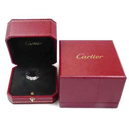 CARTIER カルティエ K18WG ホワイトゴールド タンクフランセーズ リング・指輪 ダイヤモンド 16号 56 9.6g レディース【中古】【美品】