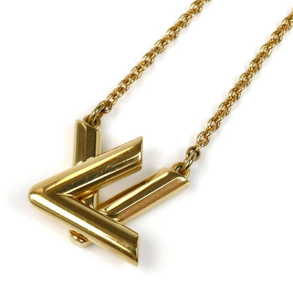 LOUIS VUITTON ルイ・ヴィトン LVロゴ GO-14 ネックレス M01729 LE5203 39～45.5cm レディース【中古】