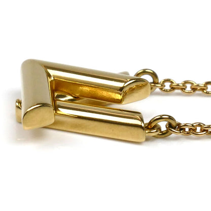 LOUIS VUITTON ルイ・ヴィトン LVロゴ GO-14 ネックレス M01729 LE5203 39～45.5cm レディース【中古】