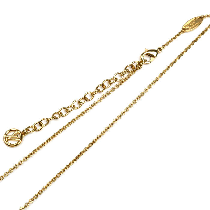 LOUIS VUITTON ルイ・ヴィトン LVロゴ GO-14 ネックレス M01729 LE5203 39～45.5cm レディース【中古】