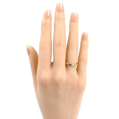CARTIER カルティエ K18YG イエローゴールド ウェディング 1Pダイヤ リング・指輪 B4057653 ダイヤモンド 13号 53 2.3g レディース【中古】【美品】