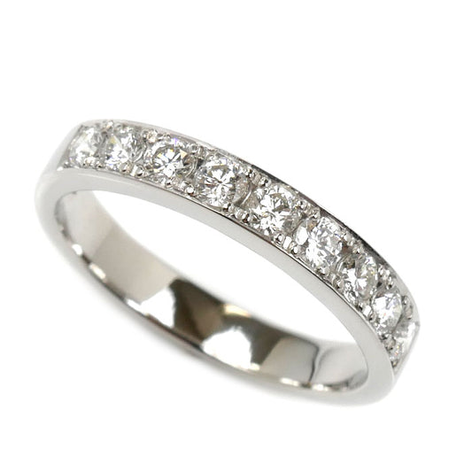 TASAKI タサキ Pt900プラチナ ハーフエタニティ 9PD リング・指輪 ダイヤモンド0.31ct 7号 3.0g レディース【中古】【美品】