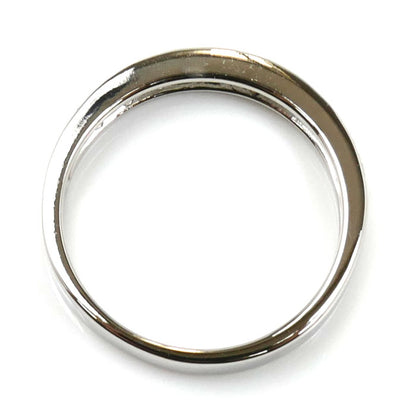TASAKI タサキ Pt900プラチナ ハーフエタニティ 9PD リング・指輪 ダイヤモンド0.31ct 7号 3.0g レディース【中古】【美品】