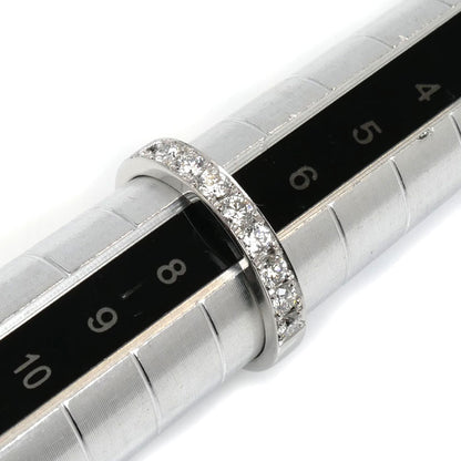TASAKI タサキ Pt900プラチナ ハーフエタニティ 9PD リング・指輪 ダイヤモンド0.31ct 7号 3.0g レディース【中古】【美品】