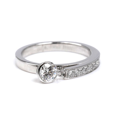 Chaumet ショーメ K18WG ホワイトゴールド フリソン リング・指輪 080605 ダイヤモンド 10.5号 51 4.0g レディース【中古】【美品】