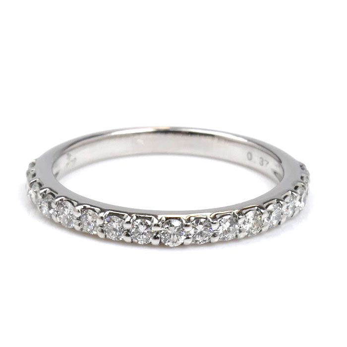 Ponte Vecchio ポンテヴェキオ K18WG ホワイトゴールド リング・指輪 ダイヤモンド0.37ct 8号 1.9g レディース【中古】【美品】