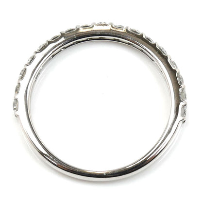 Ponte Vecchio ポンテヴェキオ K18WG ホワイトゴールド リング・指輪 ダイヤモンド0.37ct 8号 1.9g レディース【中古】【美品】