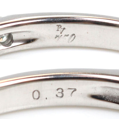 Ponte Vecchio ポンテヴェキオ K18WG ホワイトゴールド リング・指輪 ダイヤモンド0.37ct 8号 1.9g レディース【中古】【美品】