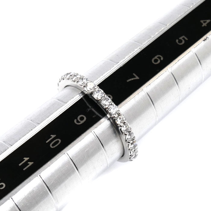Ponte Vecchio ポンテヴェキオ K18WG ホワイトゴールド リング・指輪 ダイヤモンド0.37ct 8号 1.9g レディース【中古】【美品】