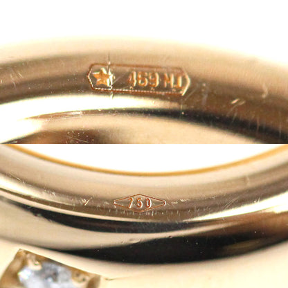 Pomellato ポメラート K18PG ピンクゴールド イコニカ リング・指輪 PA91060_O7000_DB000 ダイヤモンド 13号 53 12.1g レディース【中古】【美品】