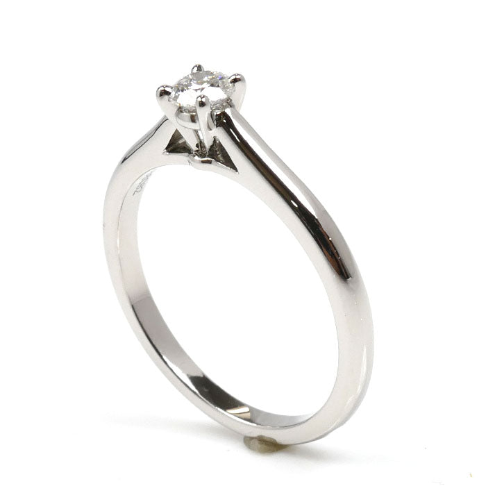 CARTIER カルティエ Pt950プラチナ ソリテール リング・指輪 N4222252 ダイヤモンド0.21ct 11.5号 52 3.6g レディース【中古】【美品】