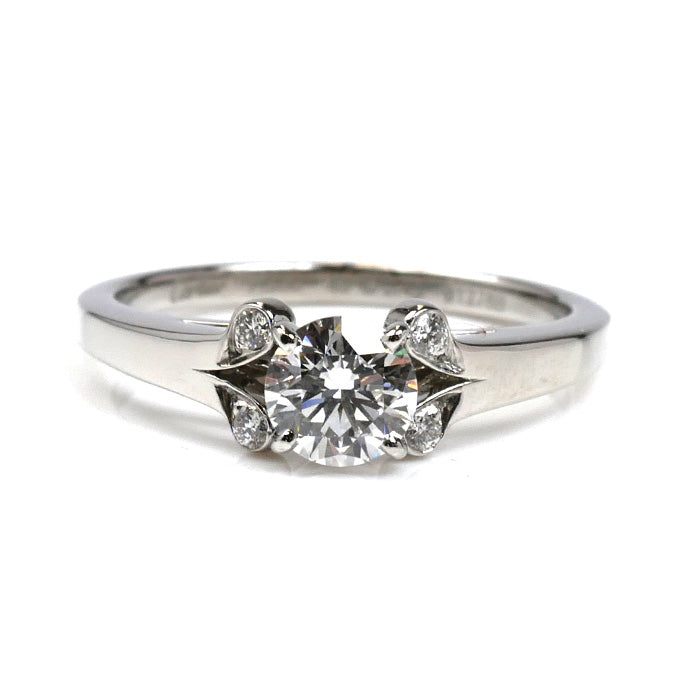 CARTIER カルティエ Pt950プラチナ バレリーナ リング・指輪 ダイヤモンド0.43ct 8号 48 3.6g レディース【中古】【美品】