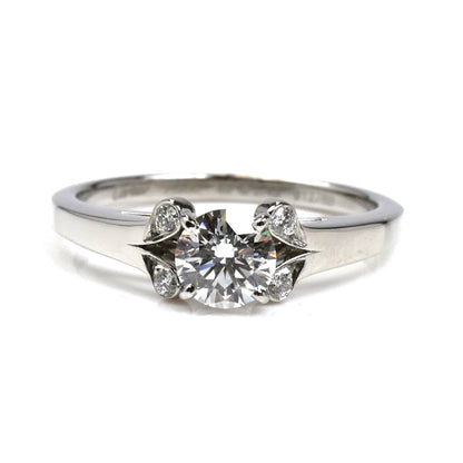 CARTIER カルティエ Pt950プラチナ バレリーナ リング・指輪 ダイヤモンド0.43ct 8号 48 3.6g レディース【中古】【美品】