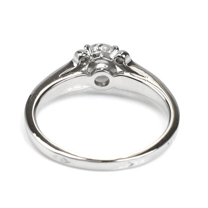 CARTIER カルティエ Pt950プラチナ バレリーナ リング・指輪 ダイヤモンド0.43ct 8号 48 3.6g レディース【中古】【美品】