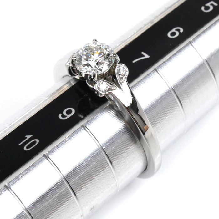 CARTIER カルティエ Pt950プラチナ バレリーナ リング・指輪 ダイヤモンド0.43ct 8号 48 3.6g レディース【中古】【美品】