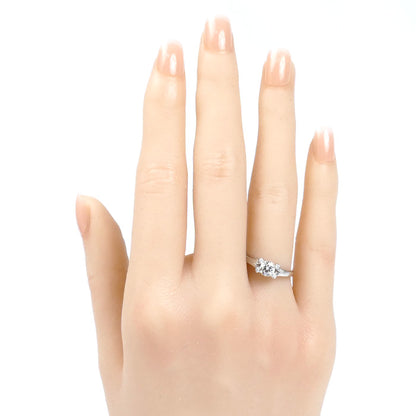 CARTIER カルティエ Pt950プラチナ バレリーナ リング・指輪 ダイヤモンド0.43ct 8号 48 3.6g レディース【中古】【美品】