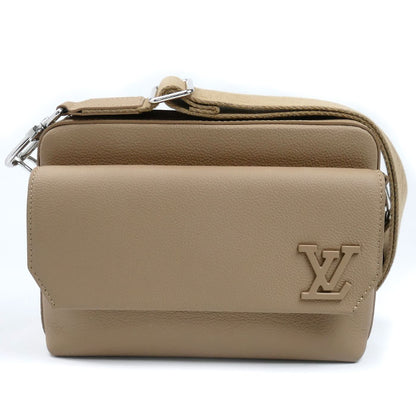 LOUIS VUITTON ルイ・ヴィトン ファストライン メッセンジャー アエログラム ショルダーバッグ ベージュ M23710 IC ユニセックス【中古】【美品】