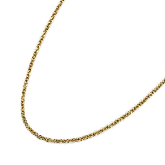 CARTIER カルティエ K18YG イエローゴールド フォルサチェーン ネックレス 7.1g 41cm レディース【中古】
