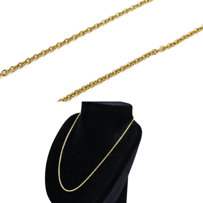 CARTIER カルティエ K18YG イエローゴールド フォルサチェーン ネックレス 7.1g 41cm レディース【中古】