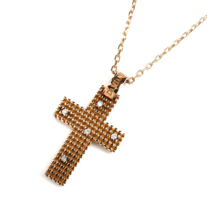 Damiani ダミアーニ K18PG ピンクゴールド メトロポリタンドリーム 5Pダイヤ ネックレス ダイヤモンド 7.3g 40/45cm レディース【中古】