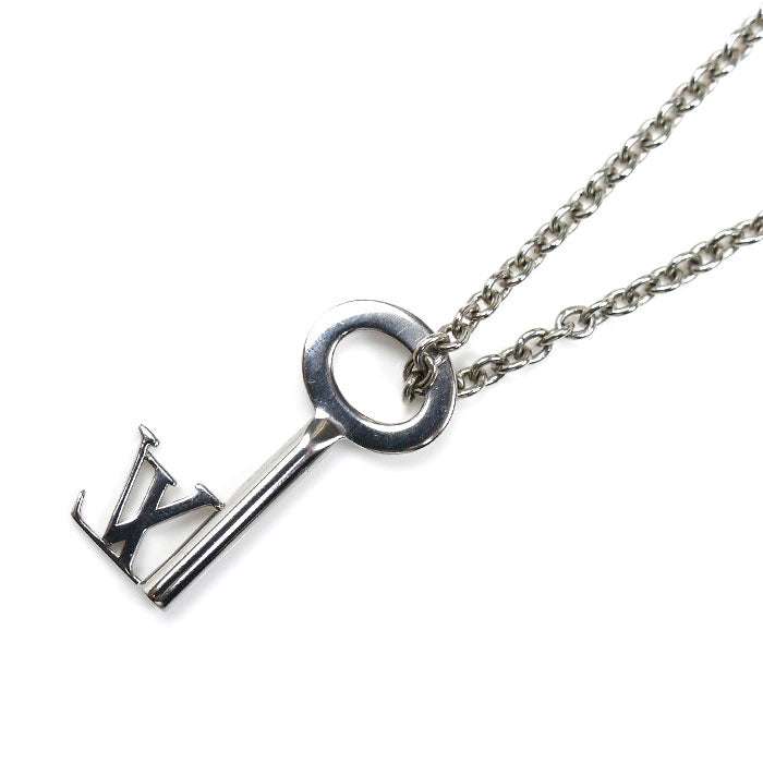 LOUIS VUITTON ルイ・ヴィトン メタル ペンダント・LV キー ネックレス M00678 TE1252 60/65/70cm ユニセックス【中古】【美品】