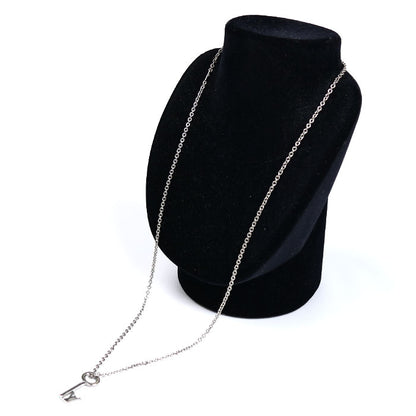 LOUIS VUITTON ルイ・ヴィトン メタル ペンダント・LV キー ネックレス M00678 TE1252 60/65/70cm ユニセックス【中古】【美品】