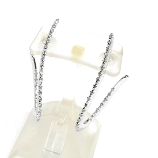 Ponte Vecchio ポンテヴェキオ K18WG ホワイトゴールド ピアス ダイヤモンド0.29ct 4.8g レディース【中古】