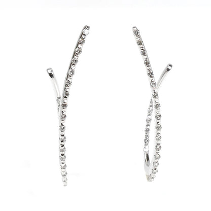 Ponte Vecchio ポンテヴェキオ K18WG ホワイトゴールド ピアス ダイヤモンド0.29ct 4.8g レディース【中古】