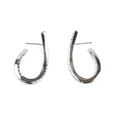 Ponte Vecchio ポンテヴェキオ K18WG ホワイトゴールド ピアス ダイヤモンド0.29ct 4.8g レディース【中古】