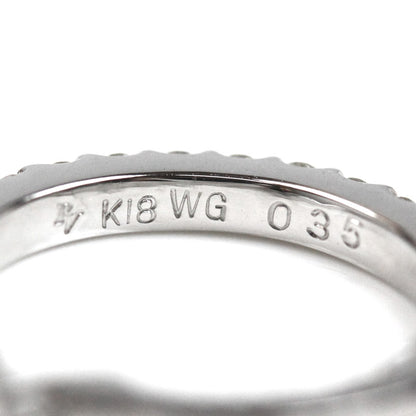 Ponte Vecchio ポンテヴェキオ K18WG ホワイトゴールド ピアス ダイヤモンド0.35ct/0.35ct 3.9g レディース【中古】【美品】
