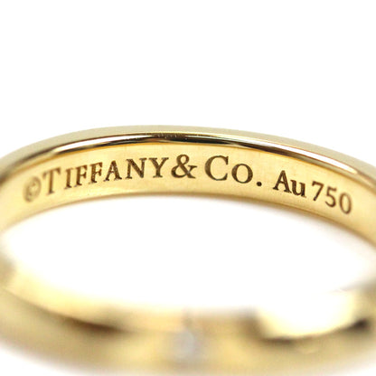 TIFFANY&Co. ティファニー K18YG イエローゴールド Tトゥルーバンド リング・指輪 67134583 ダイヤモンド 7号 2.9g レディース【中古】