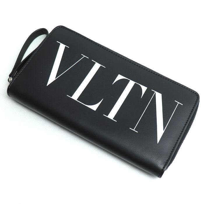 Valentino Garavani ヴァレンティノ・ガラヴァーニ 長財布 ラウンドファスナー ブラック 2Y2P0570 ユニセックス【中古】