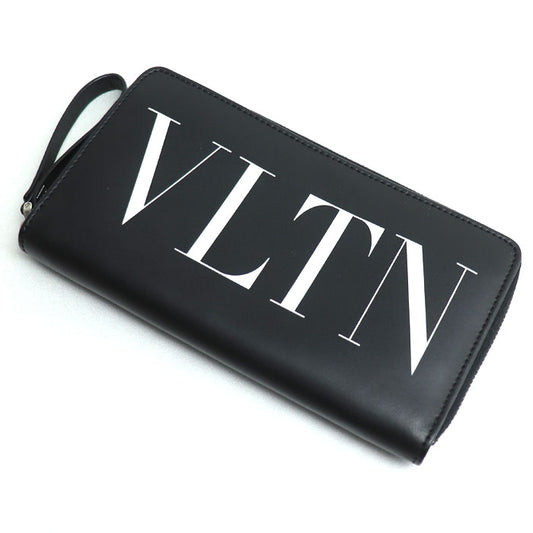 Valentino Garavani ヴァレンティノ・ガラヴァーニ 長財布 ラウンドファスナー ブラック 2Y2P0570 ユニセックス【中古】