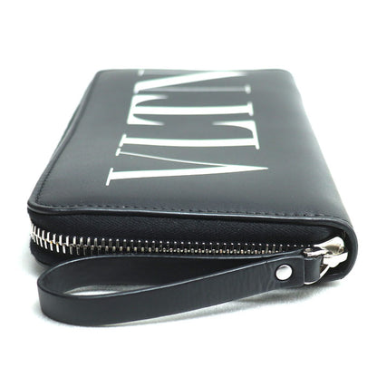 Valentino Garavani ヴァレンティノ・ガラヴァーニ 長財布 ラウンドファスナー ブラック 2Y2P0570 ユニセックス【中古】