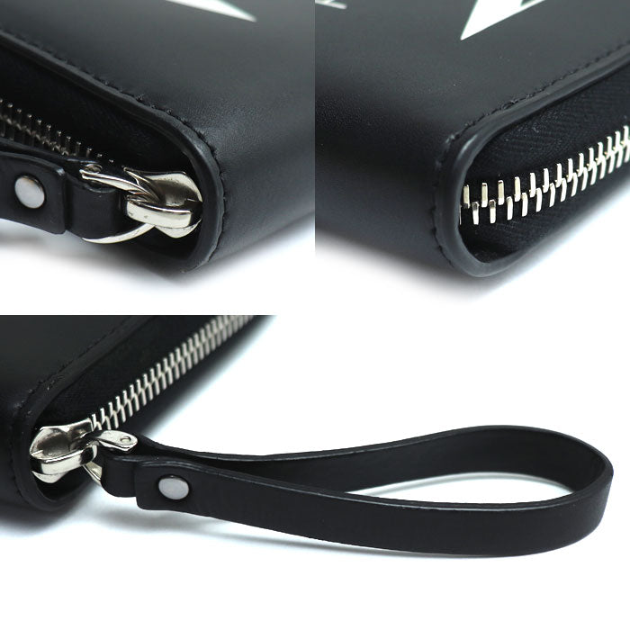 Valentino Garavani ヴァレンティノ・ガラヴァーニ 長財布 ラウンドファスナー ブラック 2Y2P0570 ユニセックス【中古】