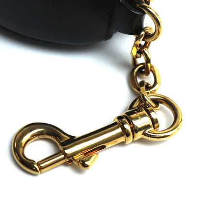 CELINE セリーヌ フック付パース キュイル トリオンフ コインケース ブラック 10I863DPQ.38NO レディース【中古】【美品】