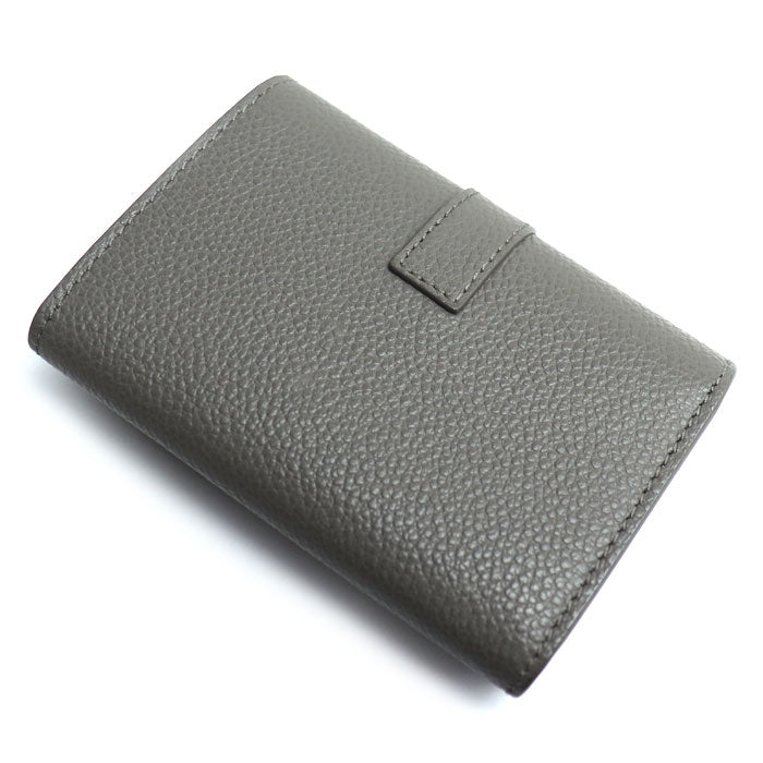 SAINT LAURENT サンローラン 6連 YSLロゴ キーケース グレー 613334 レディース【中古】