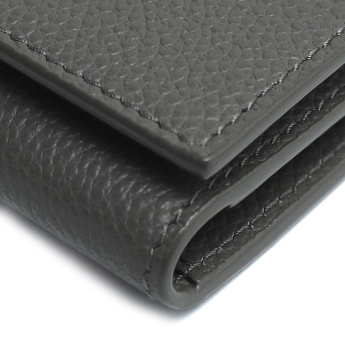 SAINT LAURENT サンローラン 6連 YSLロゴ キーケース グレー 613334 レディース【中古】